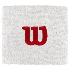 Wilson ‘W’ Tennis Wristband (White)