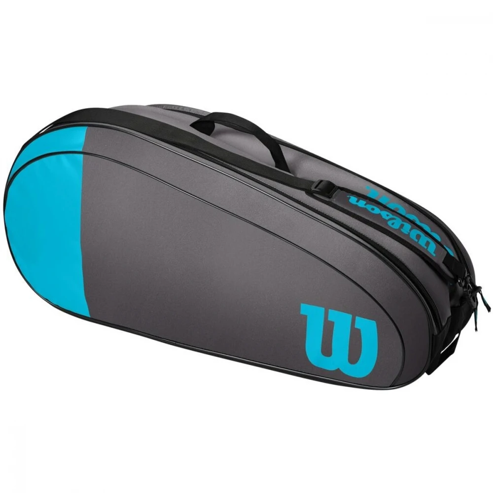 Wilson Team 6 Pack Tennis Bag (Blue/Gray) 1 Wilson Team 6 Pack Tennis Bag (Blue/Gray)
