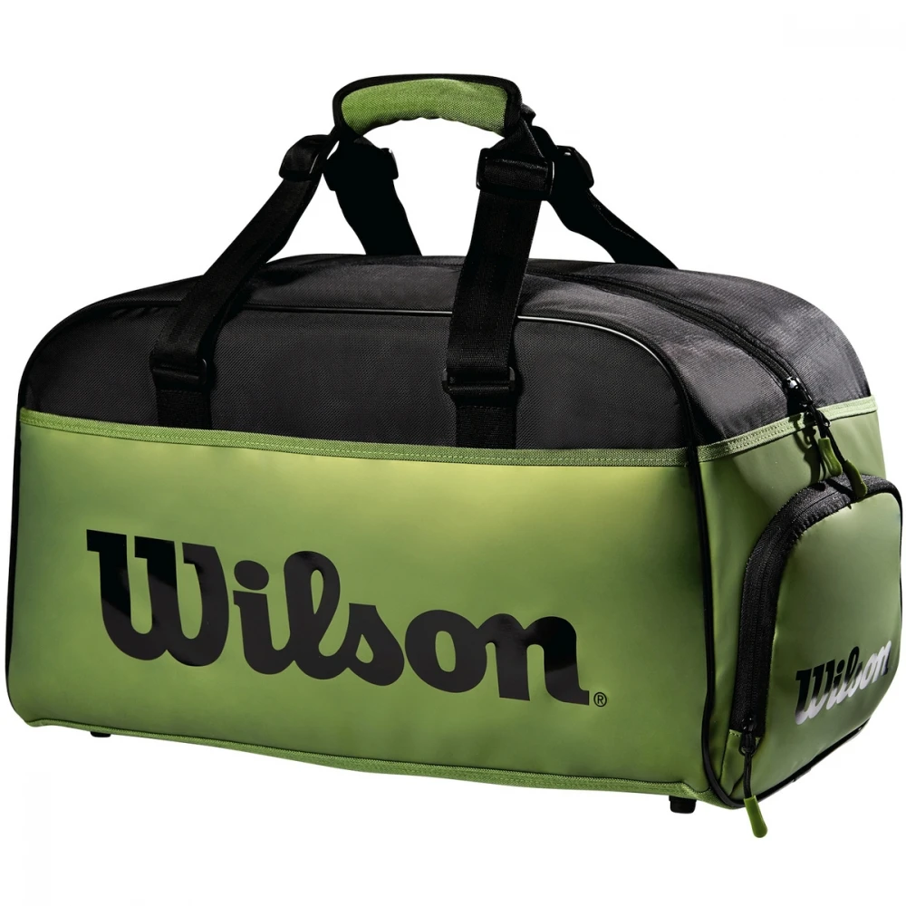 Wilson Super Tour Blade Small Tennis Duffel Bag (Green/Black)
