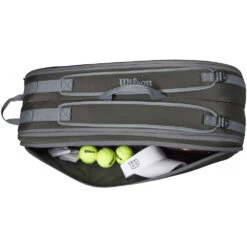 Wilson Tour 6 Pack Tennis Bag (Dark Green) -Sports Gear WR8022501001 Wilson Tour 6 Pack Tennis Bag Dark Green c 1000 1000
