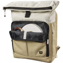 Wilson Women’s Lifestyle Foldover Tennis Backpack (Khaki) -Sports Gear WR8023301001 Wilson Womens Lifestyle Foldover Tennis Backpack Khaki c 1000 1000
