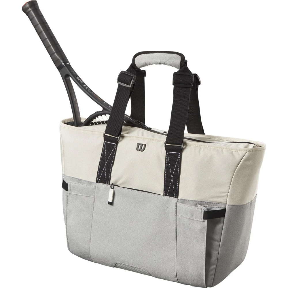 Wilson Women’s Lifestyle Tennis Tote (Grey/Blue) 2 Wilson Women’s Lifestyle Tennis Tote (Grey/Blue) - Image 2