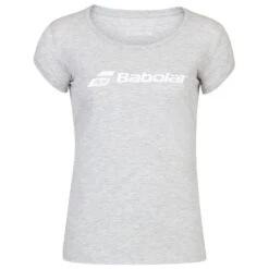 Babolat Women’s Exercise Tennis Training Tee (High Rise/Heather)