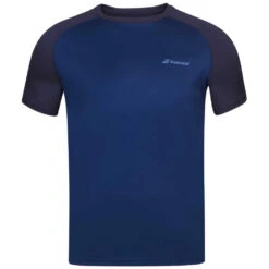 Babolat Boy’s Play Crew Neck Tennis Tee (Estate Blue)