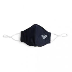 Ame & Lulu Tennis Cool Fit Face Mask (Navy) -Sports Gear tcfmn ame lulu cool fit tennis face mask navy2 1000 1000