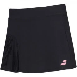 Babolat Women’s Compete Tennis Skirt W/ 13” Inseam And Performace Polyester (Black/Black)